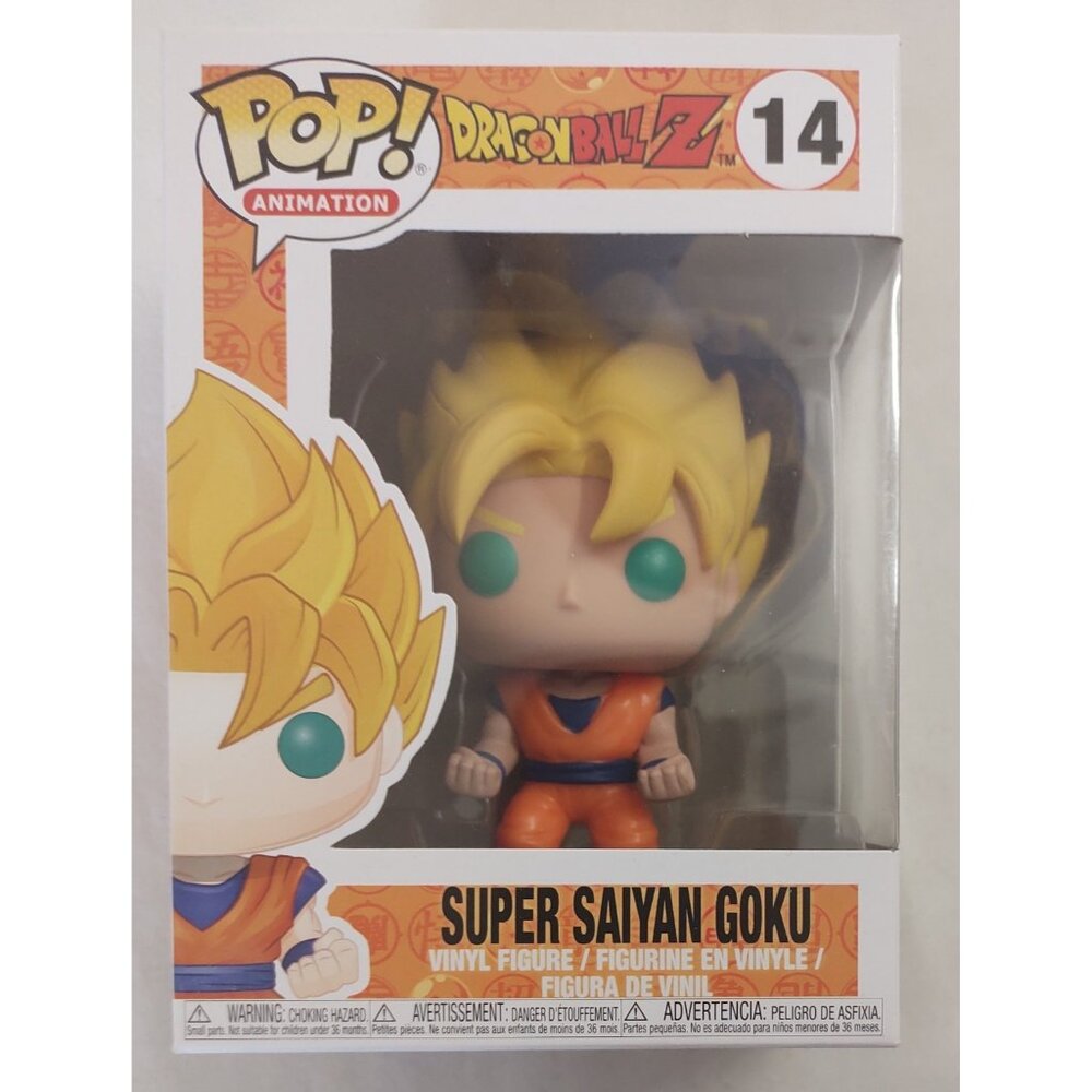 Super Saiyan Goku #14 Funko Pop Dragon Ball Z Vinyl Figure Early Line